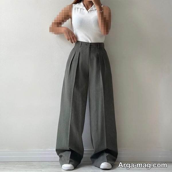 تصاویر استایل با شلوار واید