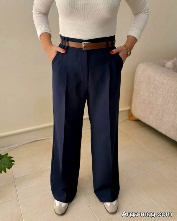 متفاوت ترین استایل با شلوار واید