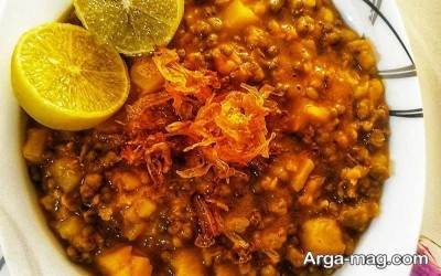 آموزش تهیه خوراک ماش