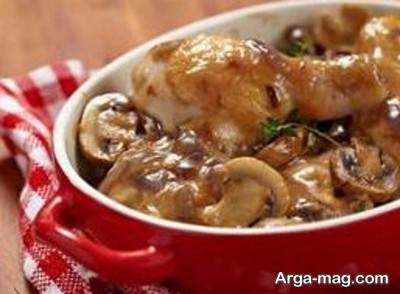 طرز تهیه خورش مرغ و قارچ یک غذای خوشمزه و خوش طعم
