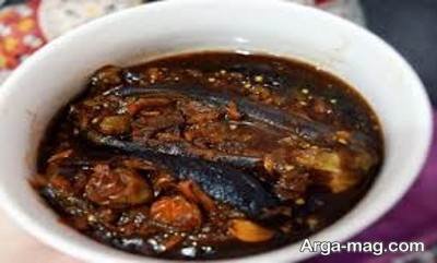 ترشی بادمجان و موسیر با طرز تهیه سنتی و محبوب