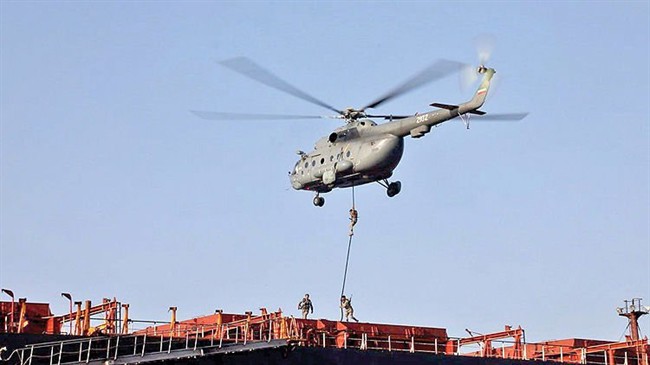 رزمایش سپاه در تنگه هرمز