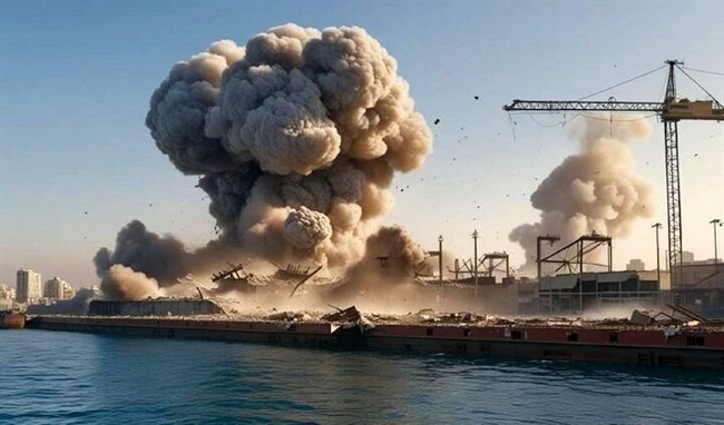 شنیده شدن صدای انفجار در این بندر ایران/ علت چیست؟