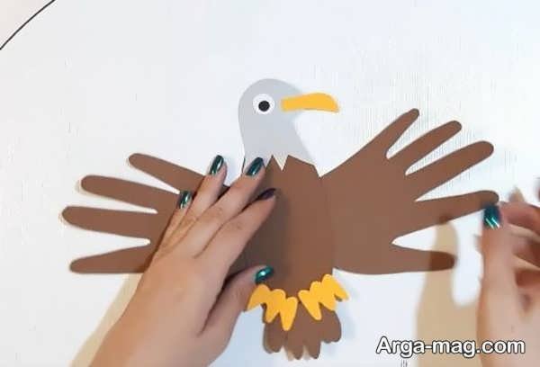 درست کردن عقاب کاغذی
