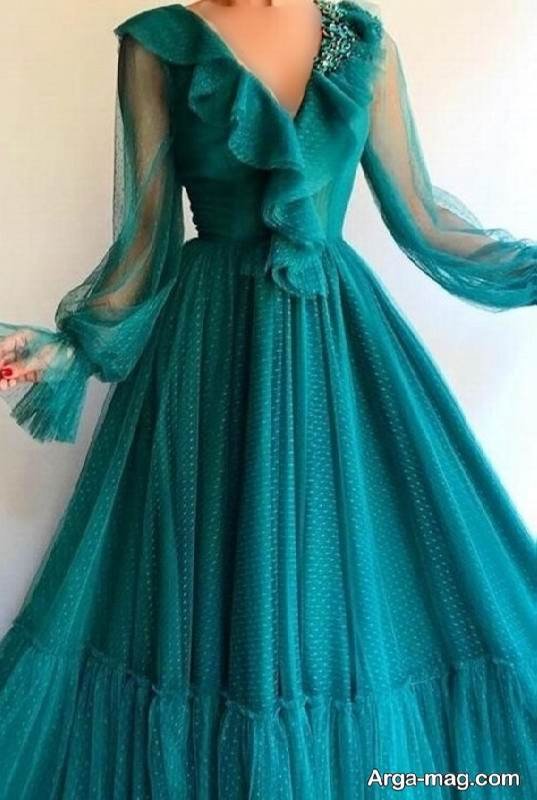 مدل لباس مجلسی 2026 در رنگ زیبا