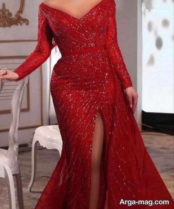 لباس مجلسی در رنگ زیبا